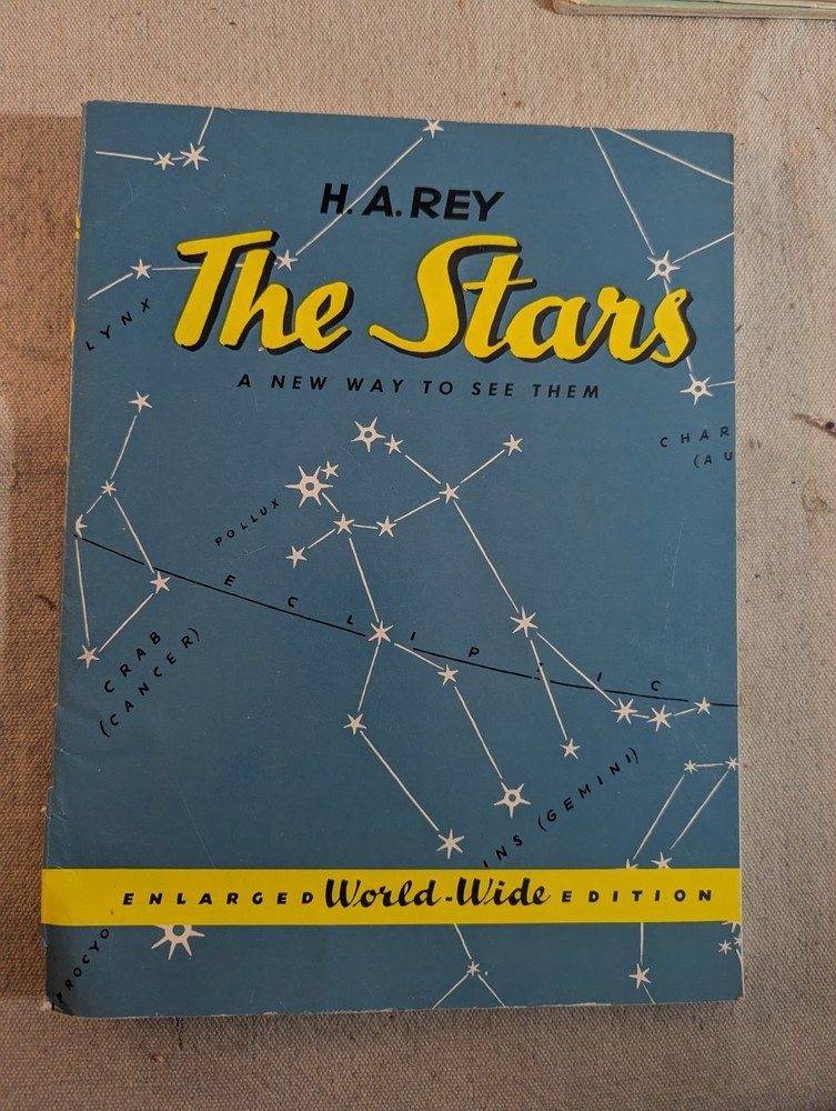 „The Stars: A New Way to See Them” 1980 Vintage Astrology Paperback by H. A. Rey