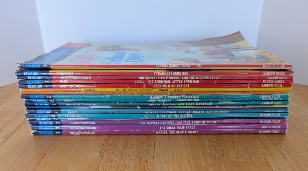 Step into Reading Level 1 2 3 Children’s Reading Books Lot of 17