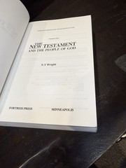 New Testament & People Of God Wright Nice