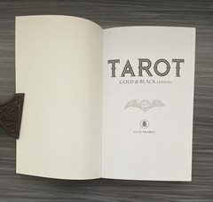 Tarot Black And Gold Edition – Lo Scarabeo – 128 Pages Guidebook – Book Only