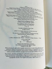 Signed Eat, Pray, Love by Elizabeth Gilbert HCDJ Autograph Later Print