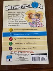 I Can Read Level 1 Ser.: Fancy Nancy: Bubbles, Bubbles, and More Bubbles! by…