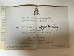 Invitation to a Royal Wedding – Charles & Diana by Kathryn Spink 1981 HC/DJ