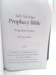 Jack Van Impe Prophecy Bible (Special Limited Edition /Words of Christ in Red)
