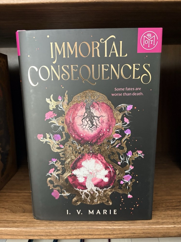 Immortal Consequences Hardcover BOTM Edition August 2025 By I.V. Marie