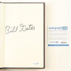 Bill Gates Source Code, My Beginnings Signed HC Book Autographed ACOA