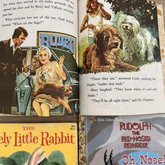 Vintage Little Golden Books Mixed Lot 12 Classics 1940s-70s Disney Sesame Street