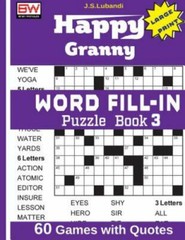 Happy Granny Word Fill-in Puzzle, Paperback by Lubandi, J S, Brand New, Free …