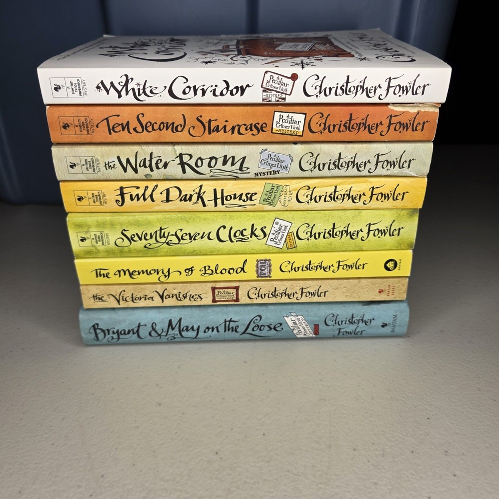 Lot of 8 Christopher Fowler 1 Hardback, 7 Paperback Books, See Pictures