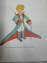 Vintage The Little Prince Harcourt Hardcover Illustrated Classic Book English Ed