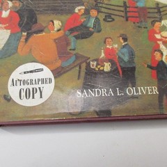 SALTWATER FOODWAYS Signed Oliver Food Recipe History Colonial New England Coast