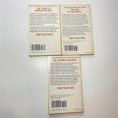 1984 Find Your Fate Adventure Indiana Jones Books 1, 4 & 6 (1st Ed.)- READ DESC.
