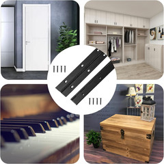 Continuous & Piano Hinges, Black Stainless Steel 304 Continuous Folding Hinges f