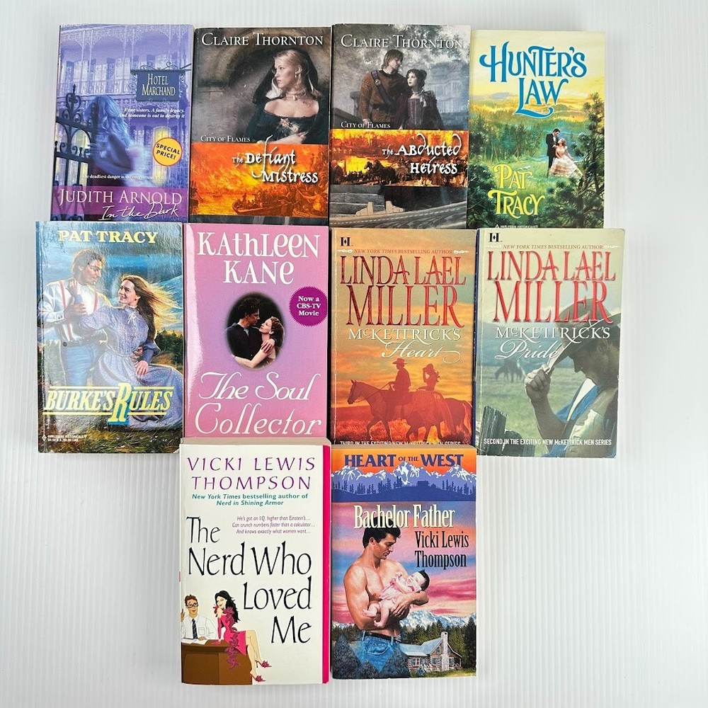 10x Historical Romance Paperback Books – Multiple Titles & Authors