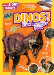 National Geographic Kids Dinos Sticker Activity Book: Over 1,000 Sti – VERY GOOD