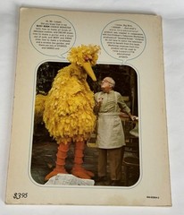 Big Bird’s Busy Book CTW Sesame Street Muppets Vintage Random House 1975 Unused!