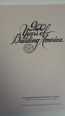 200 Years of Building America Soft Cover Contractors 1975 History Events