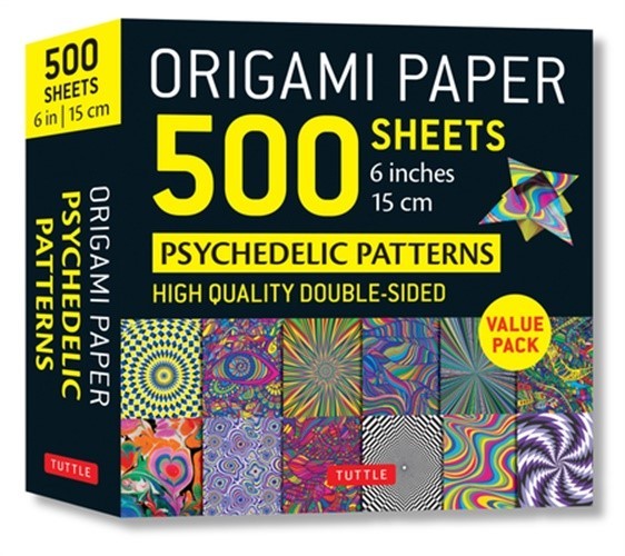 Origami Paper 500 Sheets Psychedelic Patterns 6 (15 CM): Tuttle Origami Paper: D
