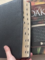 KJV Dake Annotated Reference Bible, Red Letter, Large Print Black Bonded Leather
