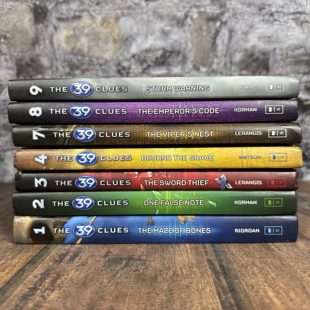 The 39 Clues Book Set 1-4 And 7-9 Lot 7 Hardcover
