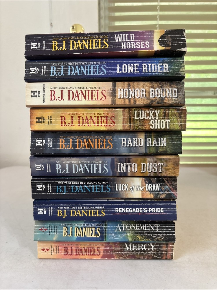 Lot of 10 – B.J. Daniels – Romantic Suspense – Paperbacks – FREE SHIPPING