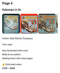 A Collection of Vintage Oz books Over 30 books for your enjoyment.
