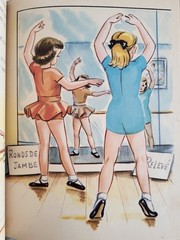 Little Ballerina Vintage Rand McNally Elf Book Hardcover Dorothy Grider