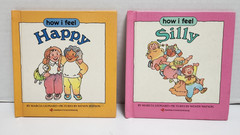 Lot of 4 HC How I Feel Books Marcia Leonard Angry Happy Scared Silly Bantam 1988