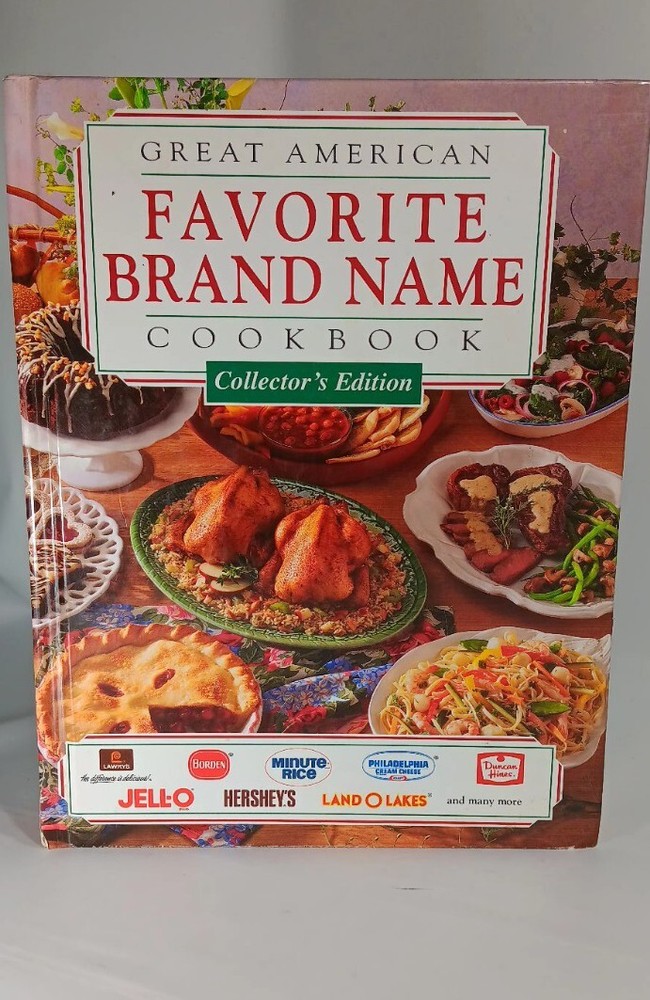 Vtg. Cookbook – 608 Pages Of Recipes Using Brand Name Products