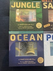 Set of 4 Dan Kainen Photicular Books Motion Rare (Jungle Safari Ocean Polar) VG