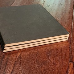 Cahiers Moleskine Set of 3 Plain Journals 120 Pages 7.5″ x 9.75″ Black Notebook*