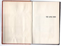 The Long Ride Tom J Hopkins 1952 Doubleday 1st Ed Vintage Action Western HC
