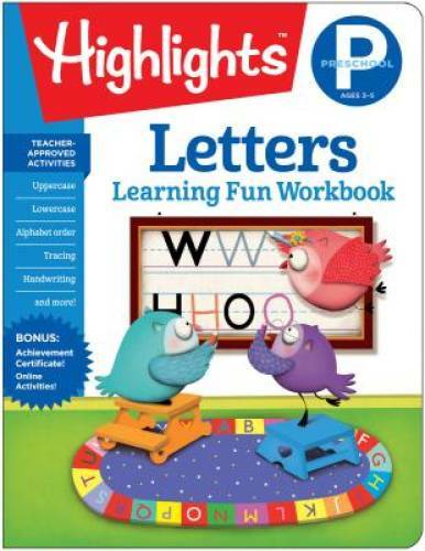 Preschool Letters (Highlights(TM) Learning Fun Workbooks) – Paperback – GOOD