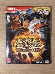 Untold Legends The Warriors Code Prima Official Game Strategy Guide PSP 2006
