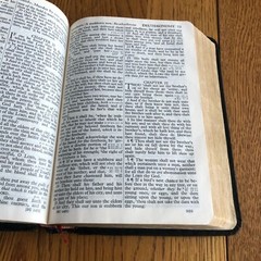 Holy Bible References Concordance Genuine Morocco Leather Black 1949