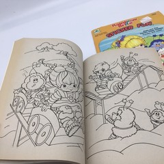Rainbow Brite Coloring Book + Sticker Fun Golden Books Vtg 1984-85 UNUSED NOS