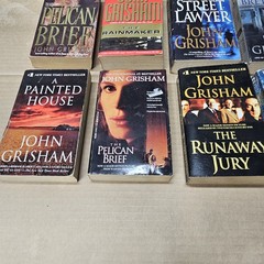 Lot of 10 John Grisham Paperback Novels – Legal Thriller Collection