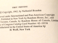 Who is Ayn Rand ? by Nathaniel Branden,Barbara Branden , 1ST Print 1962