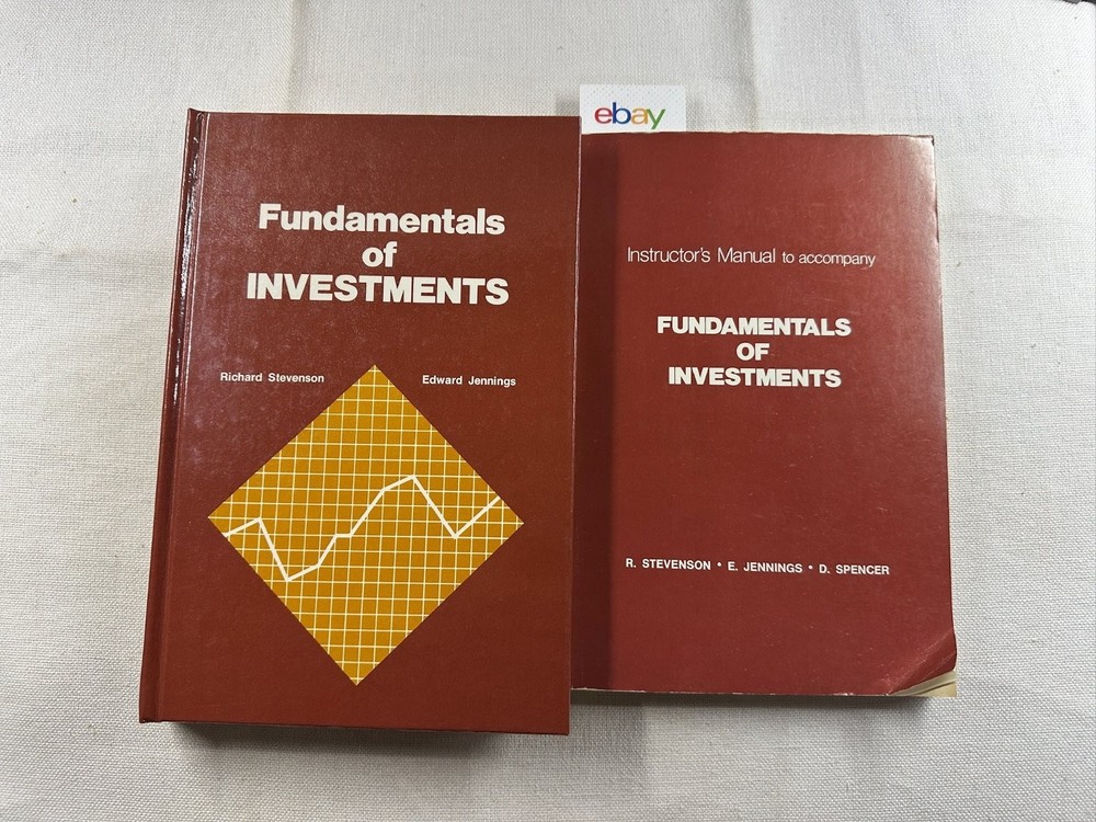 Fundamentals of Investments Stevenson Jennings 1976 West Publishing Co. + Manual