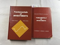 Fundamentals of Investments Stevenson Jennings 1976 West Publishing Co. + Manual