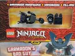 LEGO Ninjago: Hardcover Garmadon’s Bad Guy Training Manual With Minifigure NOS