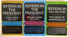 Thomas Jefferson and His Time (1981 tpb G) Dumas Malone 6 Volume Set
