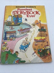 Lot Of 7 Vintage Richard Scarry Children’s Books 1970s