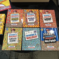WHERE’S WALDO? THE SUPER SIX! MARTIN HANDFORD SIX BOOKS, A POSTER, AND A PUZZLE!