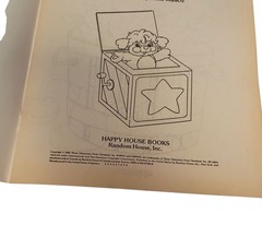 Vintage 1986 Popples’ ABC Coloring Book -Happy House 1 Page Has An Ink Spot