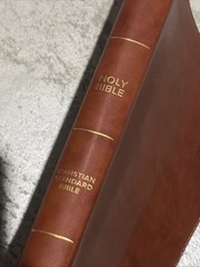 CSB Large Print Ultrathin Reference Bible 2017 LeatherTouch