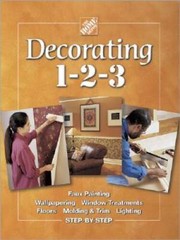 Decorating 1-2-3 (Home Depot 1-2-3) – Hardcover – VERY GOOD