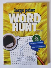 PAPP Large Print Word Hunt Puzzle Books, Largest Selection of Volumes, You Pick!