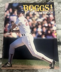 Boggs! By Wade Boggs MLB Baseball 1986 Paperback Book Vintage 95 Pages
