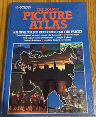 1983 Vintage The Golden Picture Atlas Hardcover 272 Pages